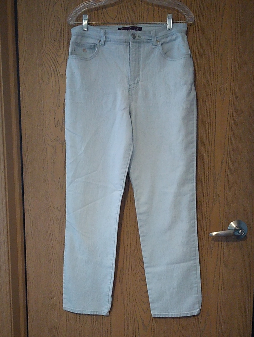 Gloria Vanderbilt Y2K Light Blue High Rise Straight Leg Jeans